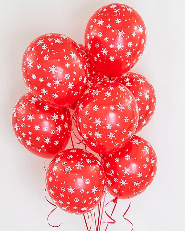 329307_Шар_(12_30_см)_Падающие_снежинки_Красный_(315)_кристалл_5_ст_50_шт_1 Падающие снежинки кристалл — изображение 2